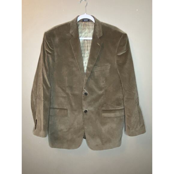 Saddlebred Men’s 42R Corduroy 2 Button Sport Coat Blazer EUC - Picture 1 of 5